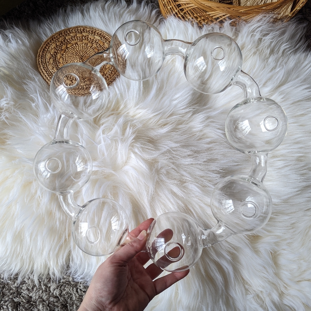 Bubble vase center piece